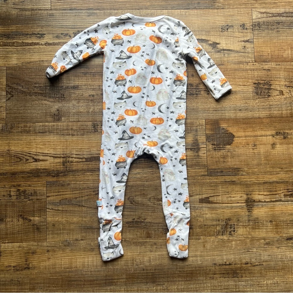 Dreamland Baby Bamboo Pumpkin Fall Halloween Print Size 9-12 Months - Picture 6 of 6